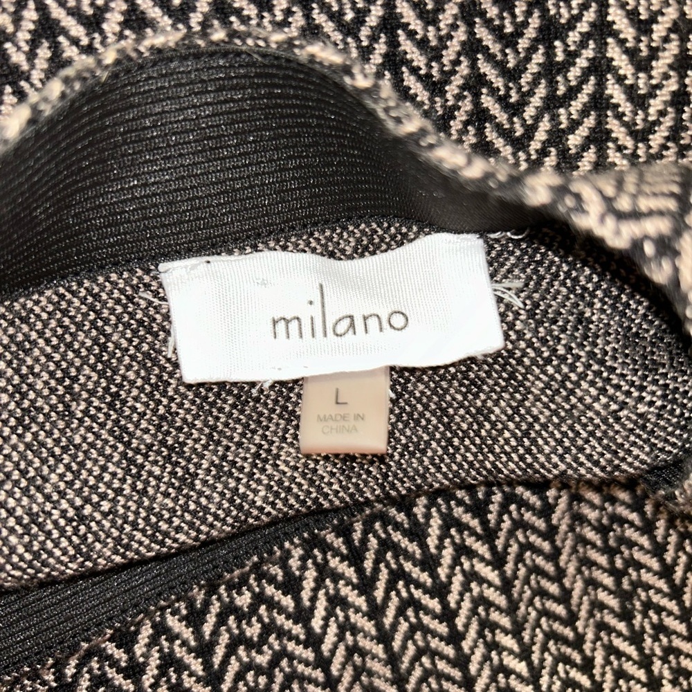 Milano Herringbone Knit Skirt - Picture 3 of 5